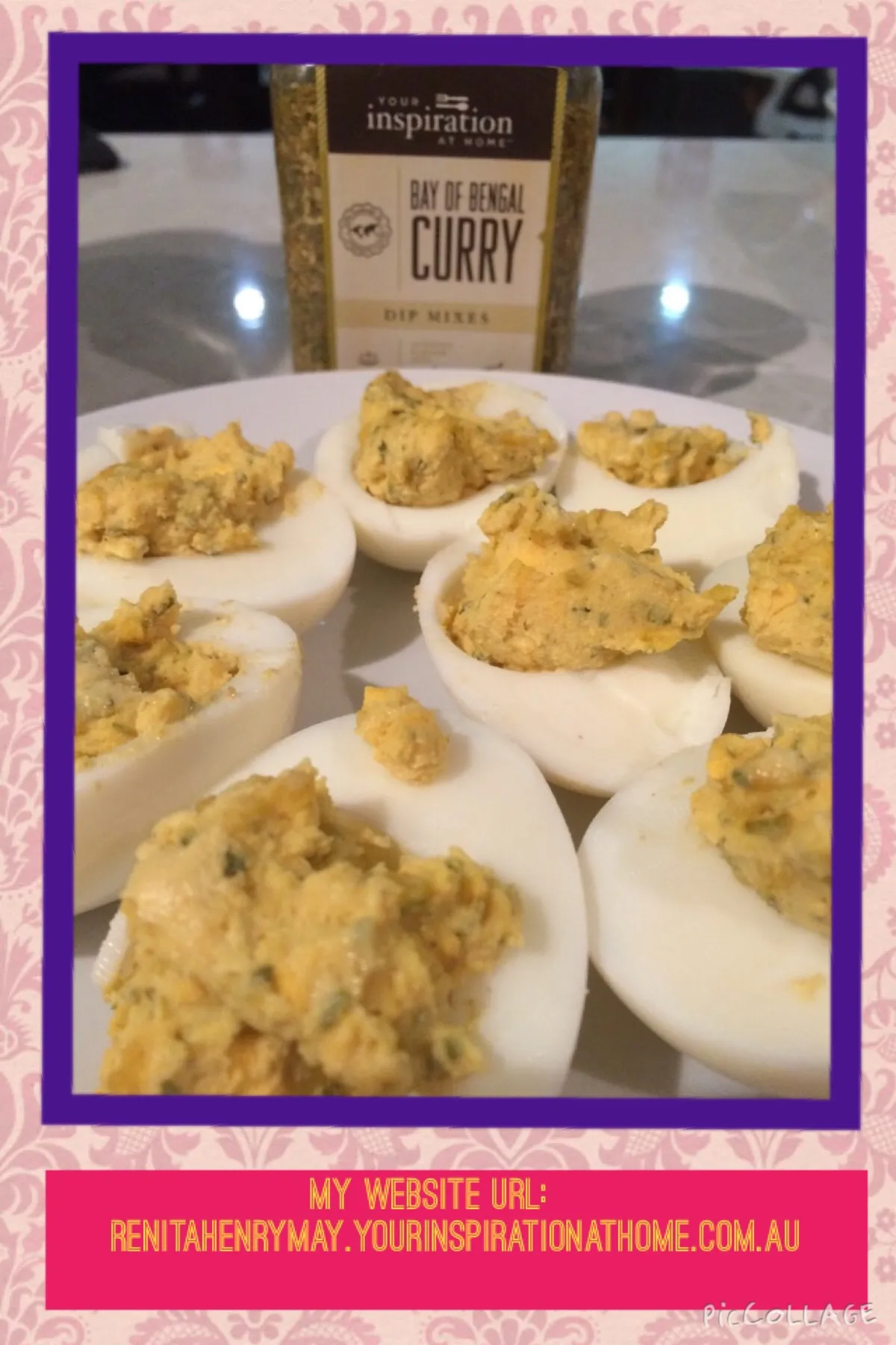 Curried Devil Eggs