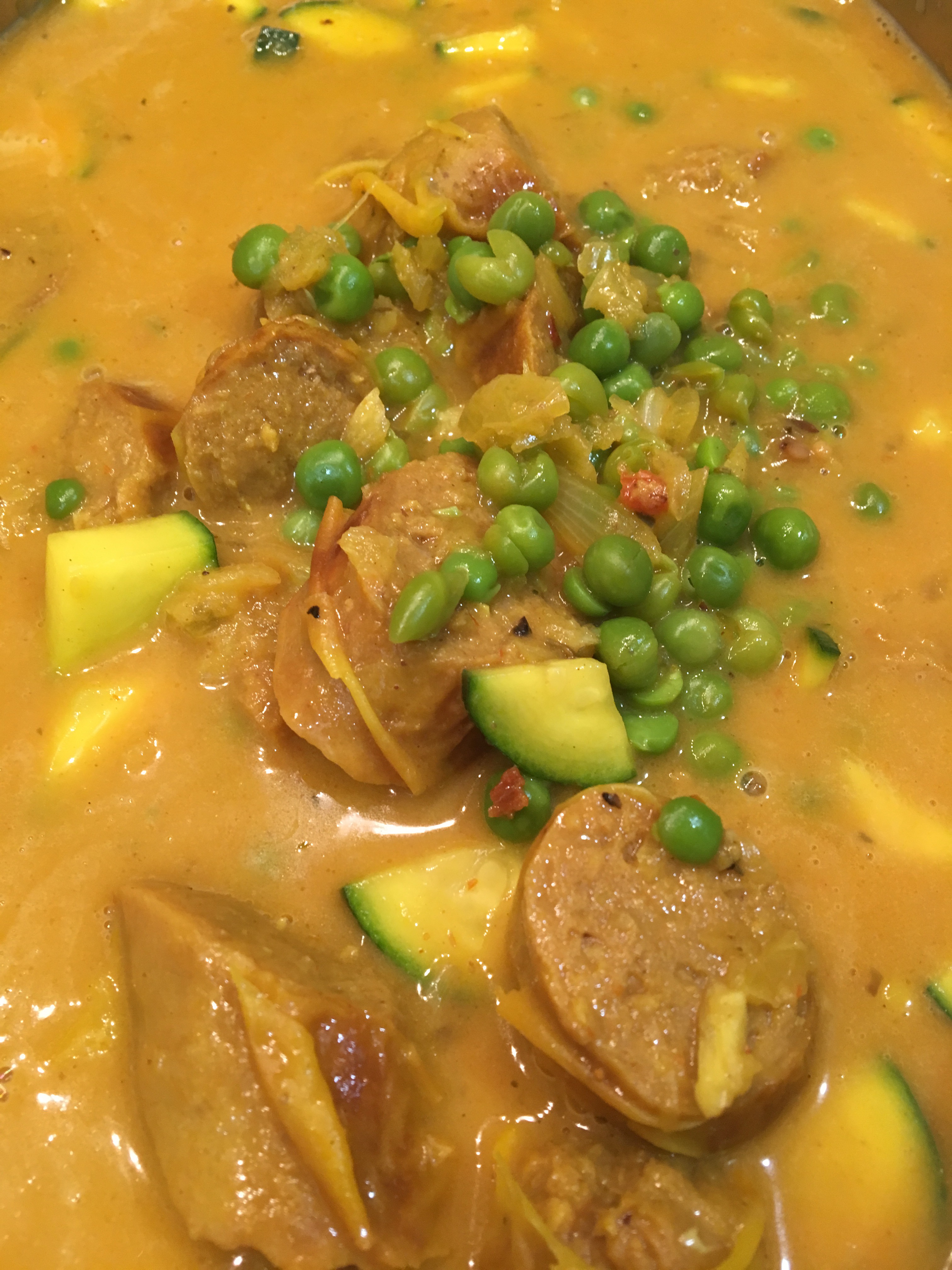 Curried Sausages – Thermomix 