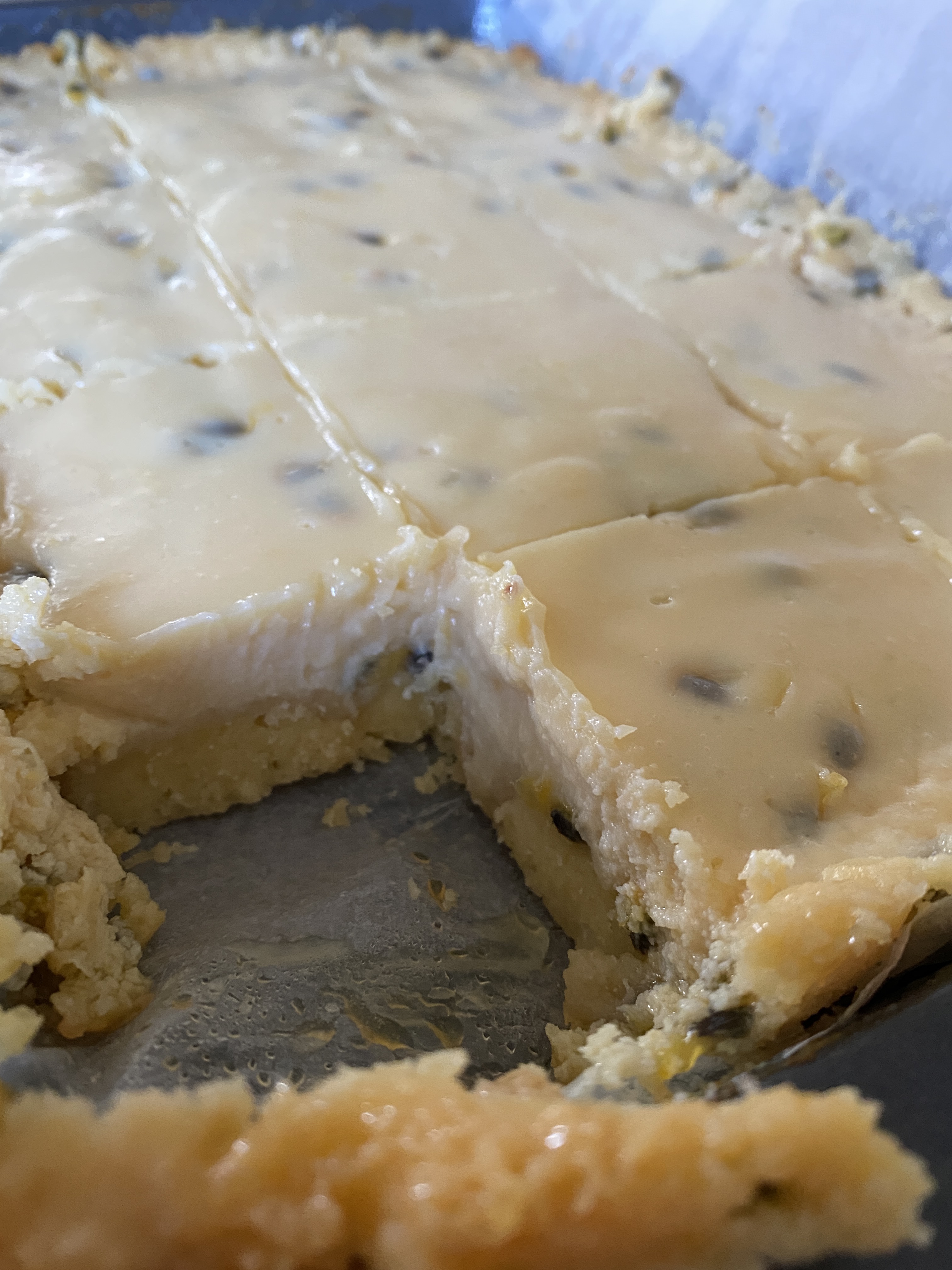 Lemon, Grapefruit & Passionfruit Condensed Milk Slice