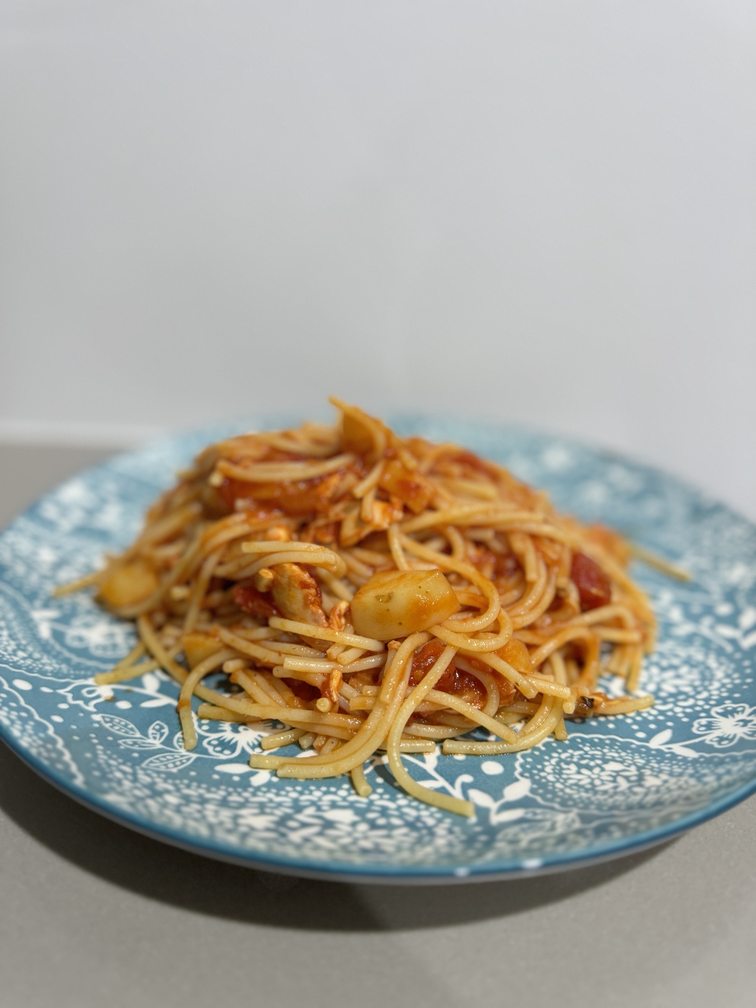 Dad’s Chicken & Potato Spaghetti